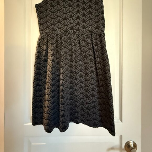 Loft sleeveless dress, 2P, charcoal/black - Picture 5 of 8